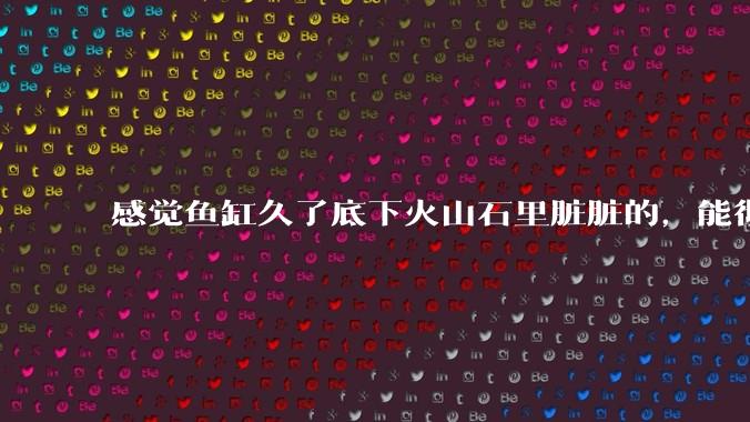 感觉鱼缸久了底下火山石里脏脏的，能彻底换水清理一遍不？