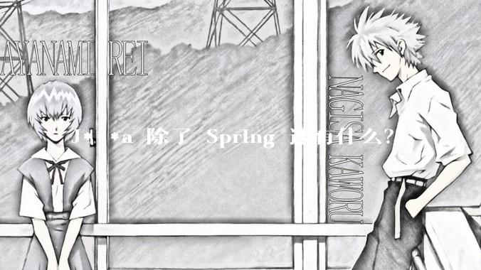 J***a 除了 Spring 还有什么？